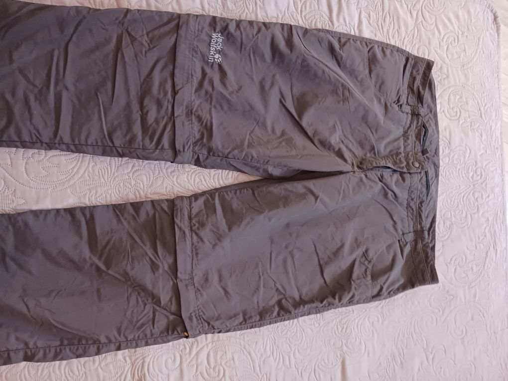 Pantaloni drumeție vara Jack Wolfskin UV shield 2in1 mărimea xl