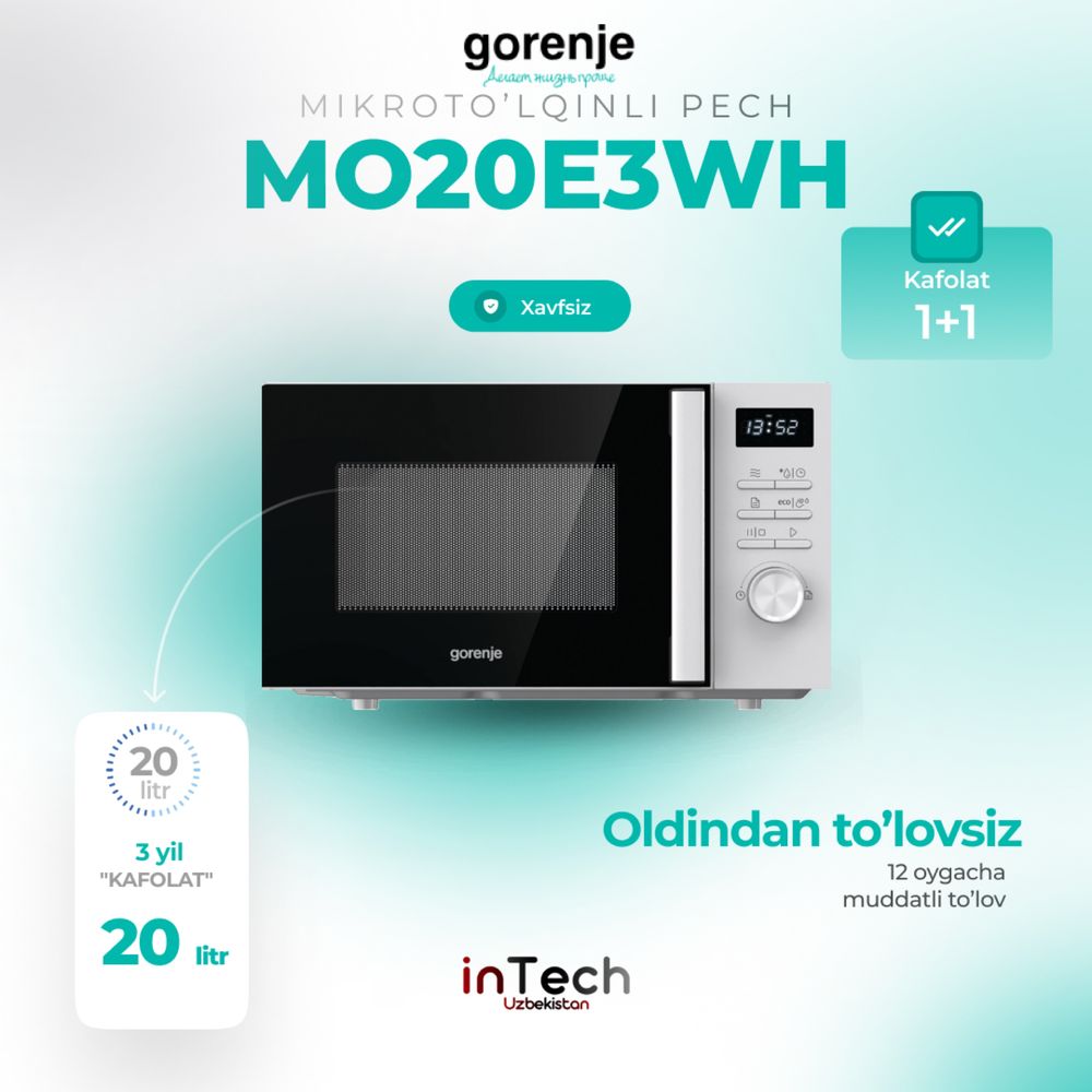 Mikroto’lqinli pech, микроволновка