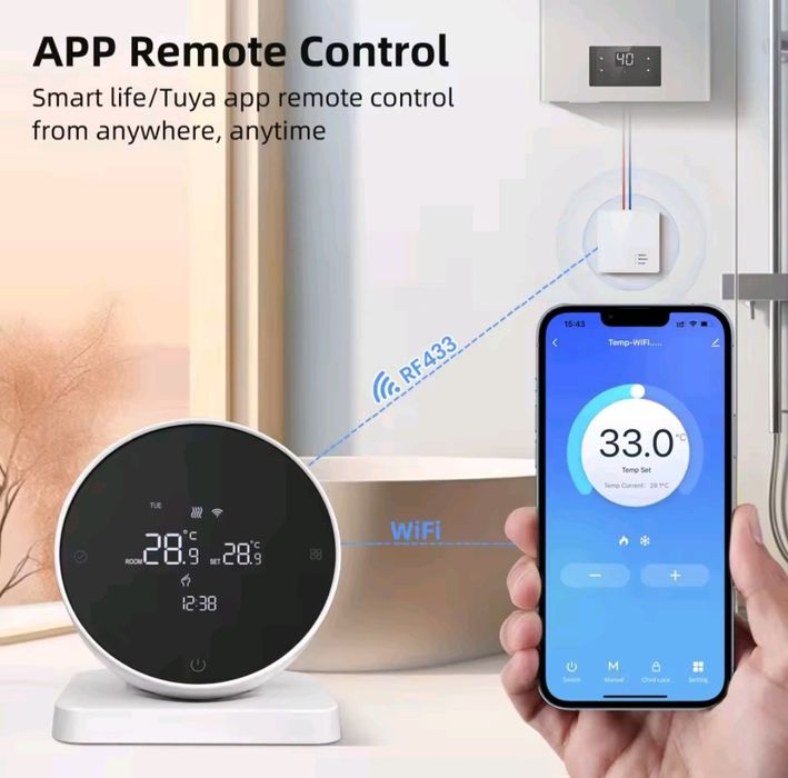 Nou Sigilat Termostat Centrala Ambient Wirreles WiFi Smart Fara fir