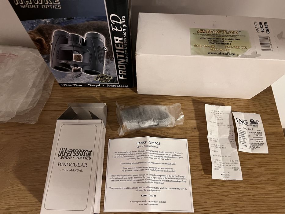 Binoclu Hawke Frontier Ed OH 10x36