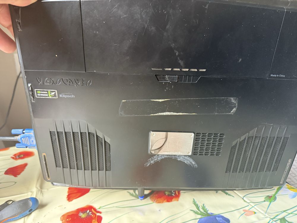 Laptop alienware i7 m17x