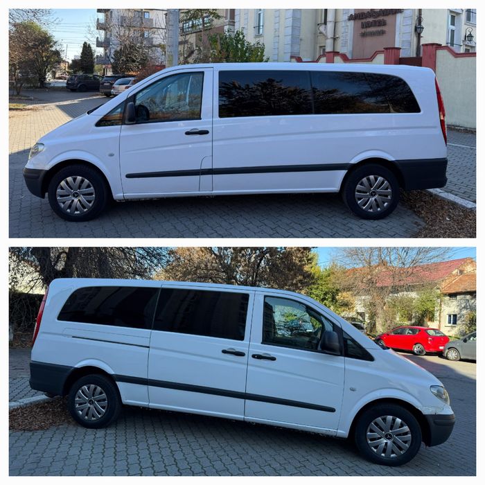 Mercedes Vito 8+1 persoane mod 2009 Clima lung recent adus !