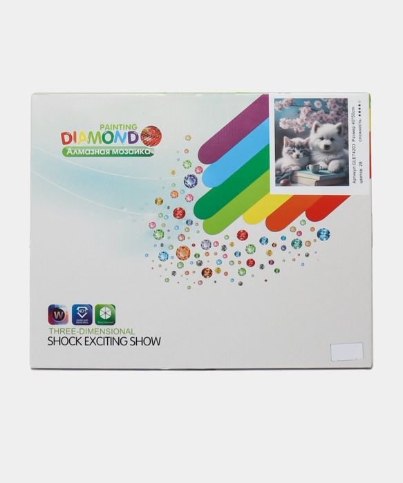 Алмазная мозаика 40 - 50 см                                    120.000