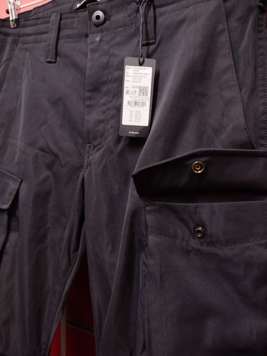 Карго панталон G-Star Raw Core W33 L32 нов мъжки черен оригинален