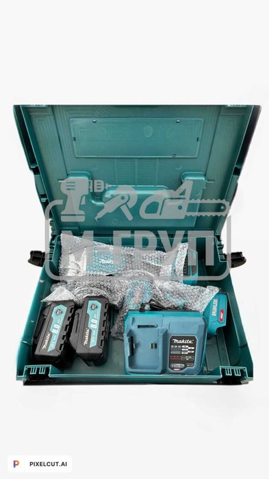 2в1 Безчетков Акумулаторен Ъглошлайф и Импакт Макита 36v 8Ah