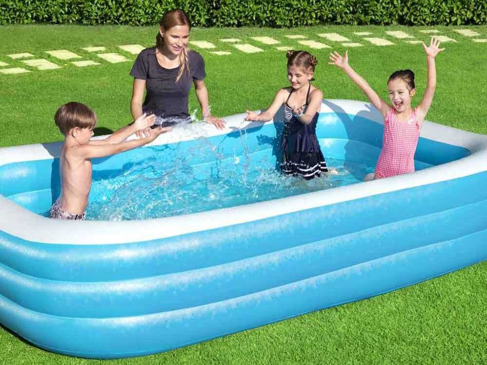Басейн детски надуваем, 305x183x56см, Bestway 54009 Inflatable Pool