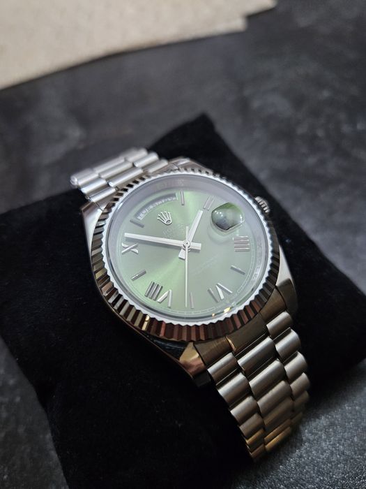 Rolex Day-Date 41mm Olive Green Dial No Box