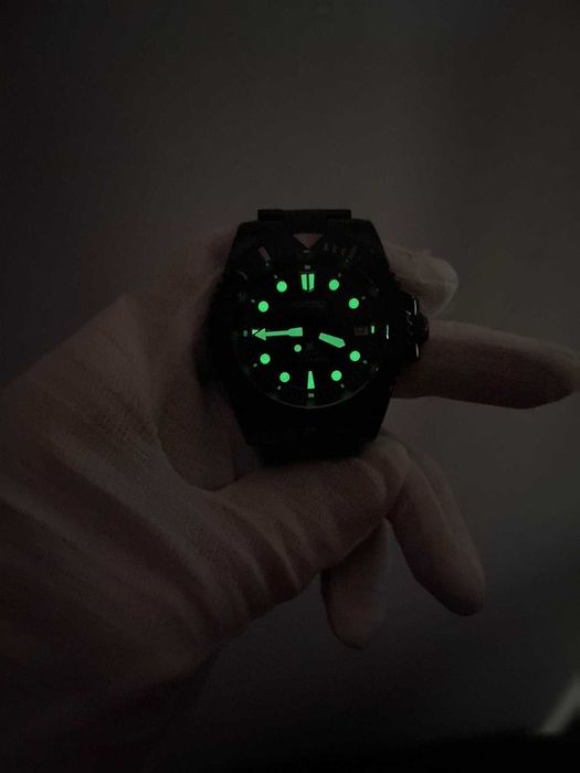 Часовник Seiko Yacht-Мaster Black (mod)