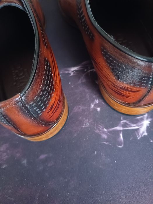 Pantofi barbati eleganti handmade piele naturala Jovigo, 43, ca noi