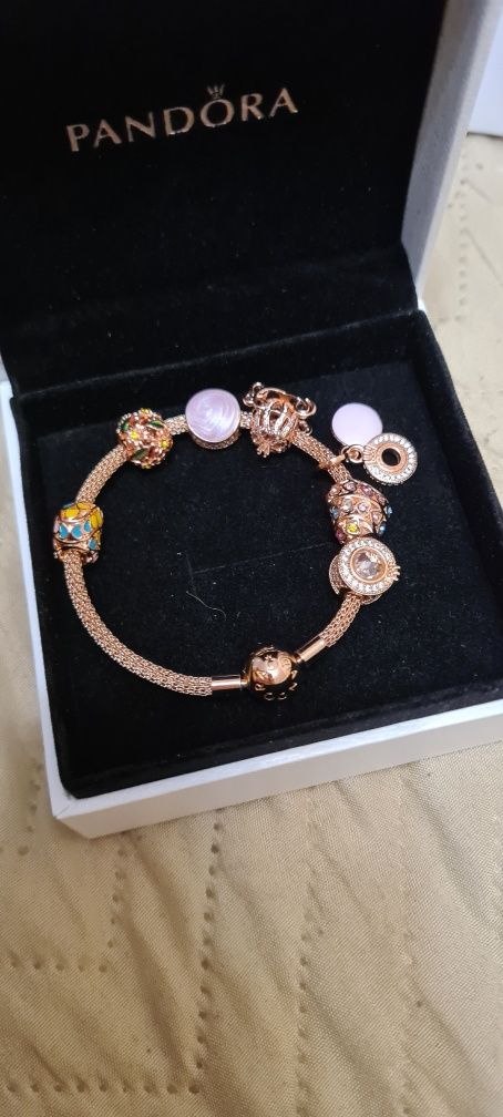 Пандора нишка rose gold