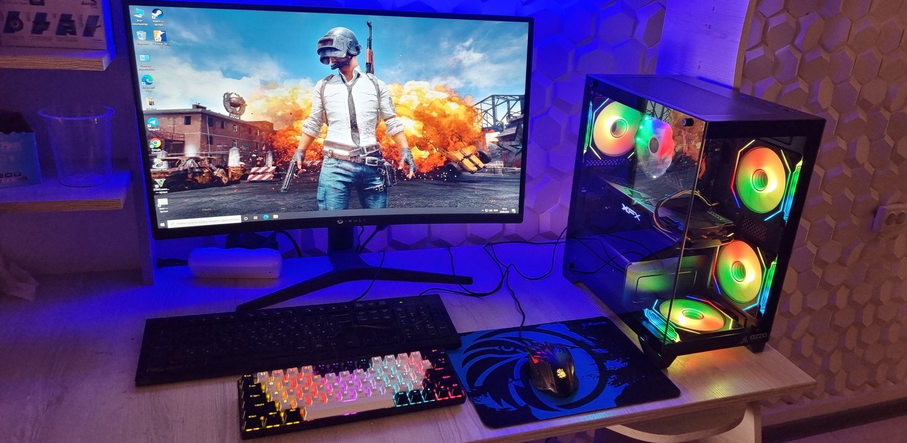 Core i5 14400F /O3Y 16 Гб/ SSD ITB/ Videokarta 8gb/ Mонитор 27 /200hz