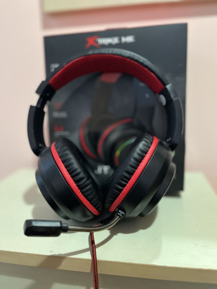Геймърски слушалки Xtrike Me GH703, С микрофон, RGB подсветка.