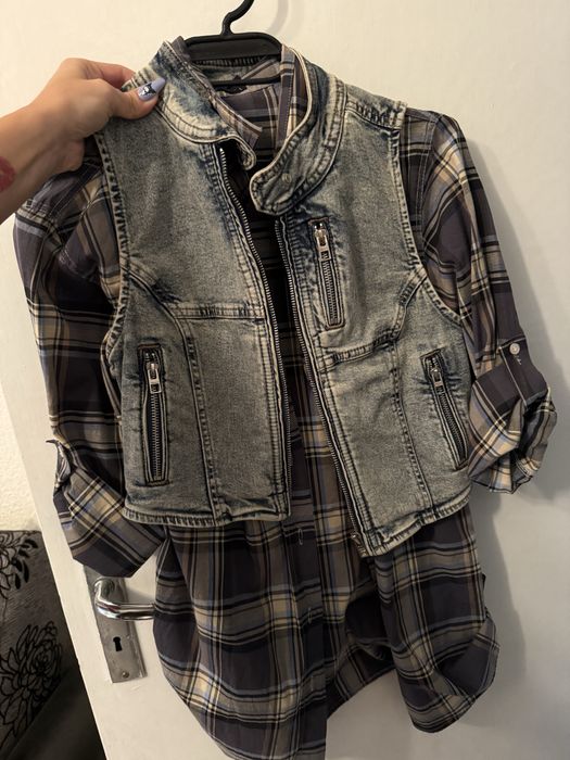 Кожена пола Зара zara