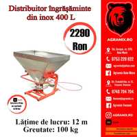 Distribuitor ingrasaminte cuva inox 400-600 L noi Agramix