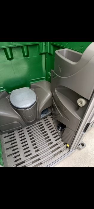 Toaleta vidanjabilă ROMA cu lavoar pisoar si mecanism spalare vas wc