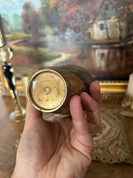 A178 Vaza veche de alama cloisonne ~500g 17,5cm