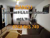 OCAZIE  ! DANCU apt 3 C , D, 73 m² , 2 bai , 2 balcoane , bl 1986