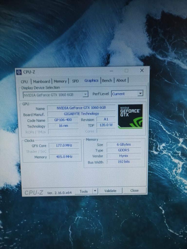 Geforce gtx 1060 6gb Gigabyte