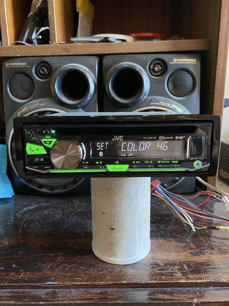JVC KD-DB97BT- ВИСОК КЛАС -BLUETOOTH, USB, CD, Радио плеър за кола сд