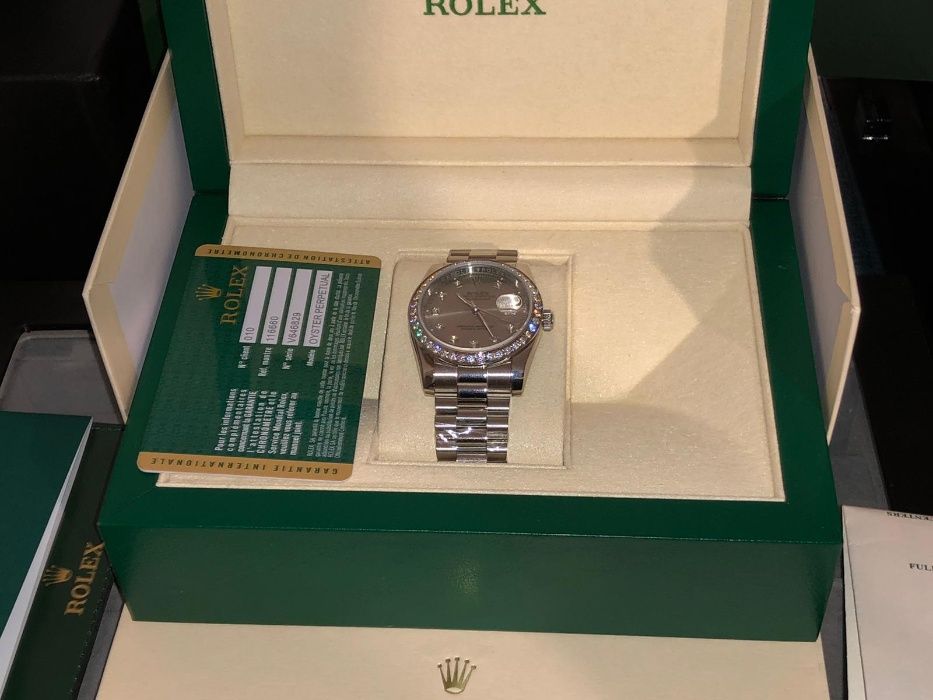 Rolex Date Just 36 White Dial