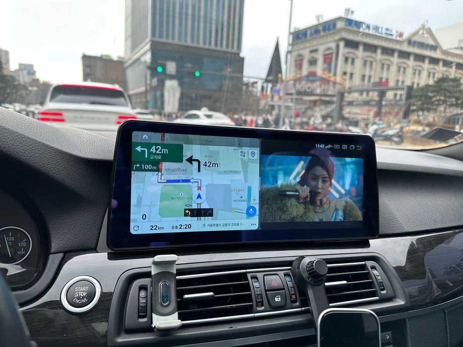 Navigatie BMW Seria 5 F10 F11 Ecran 12.3 inch QLED Bluray Full HD Noua