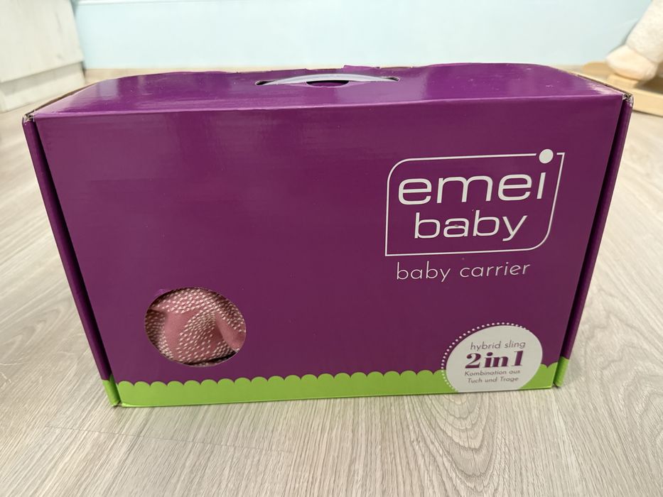 Ергономична раница Emeibaby Full  - размер бебе (хибридна)