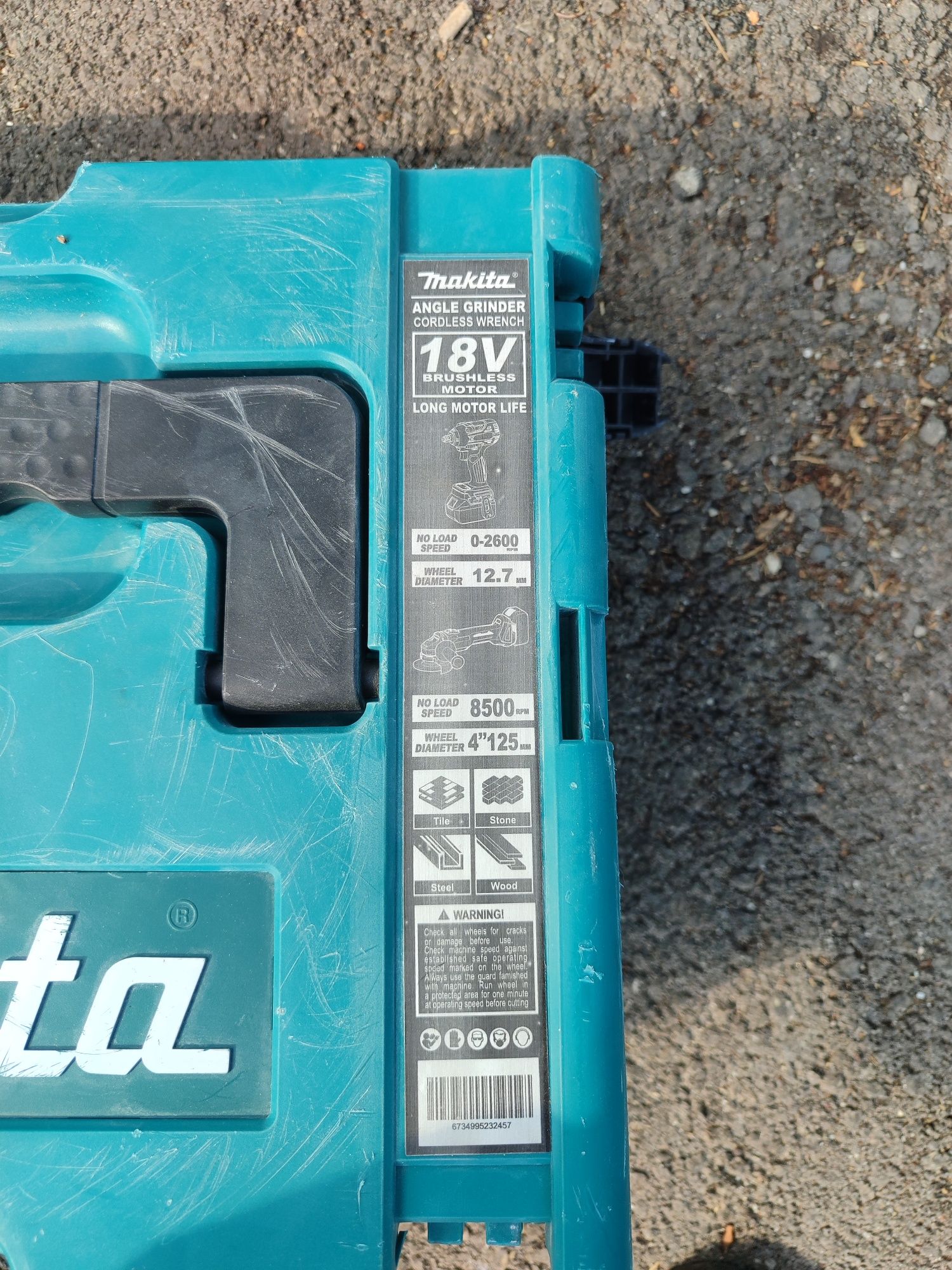 Комплект акумулаторни импакт и шлайф Makita