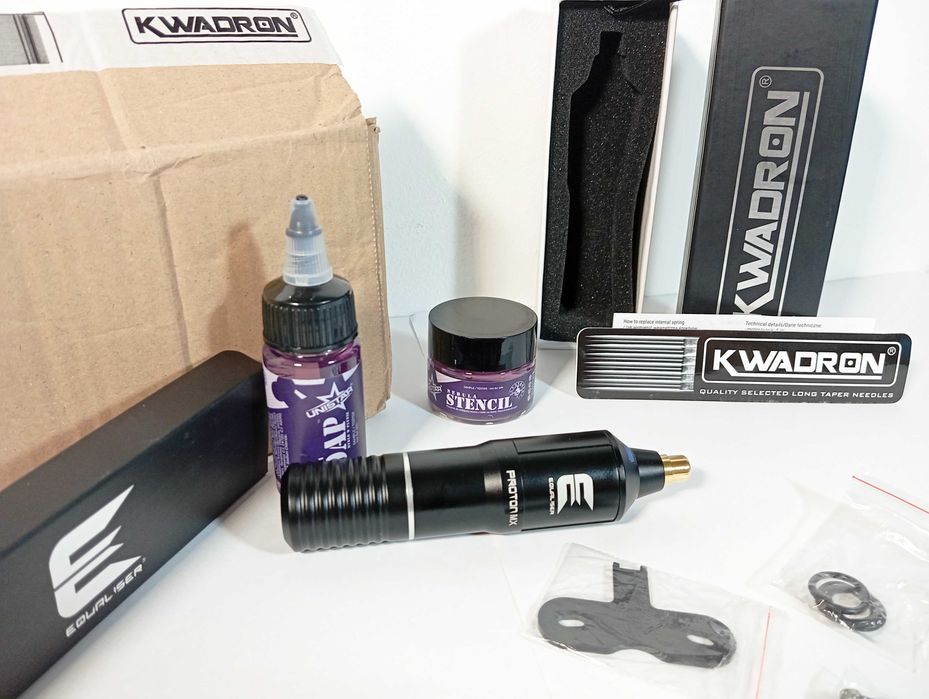 aparat de tatuat Kwadron Equaliser Proton MX 4 mm, NOU nouț original