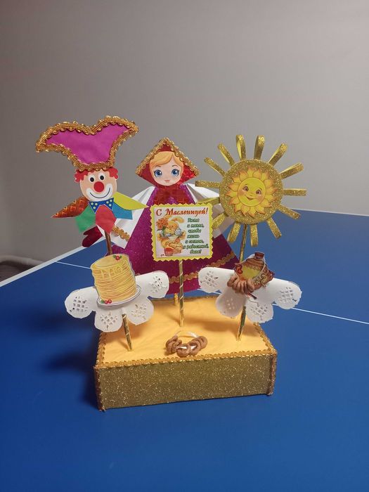 Поделка для детского сада  "Масленица". Цена 1500тг.
