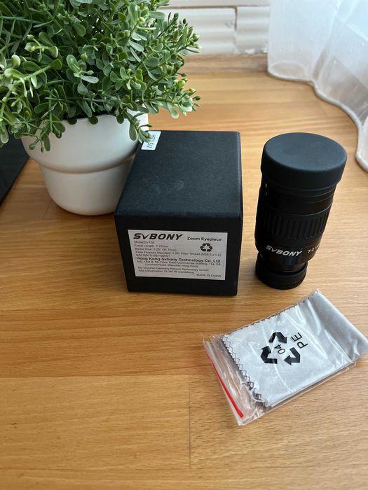 Ocular zoom Svbony 7-21mm SV135 1,25” 60°- 40° pentru telescop