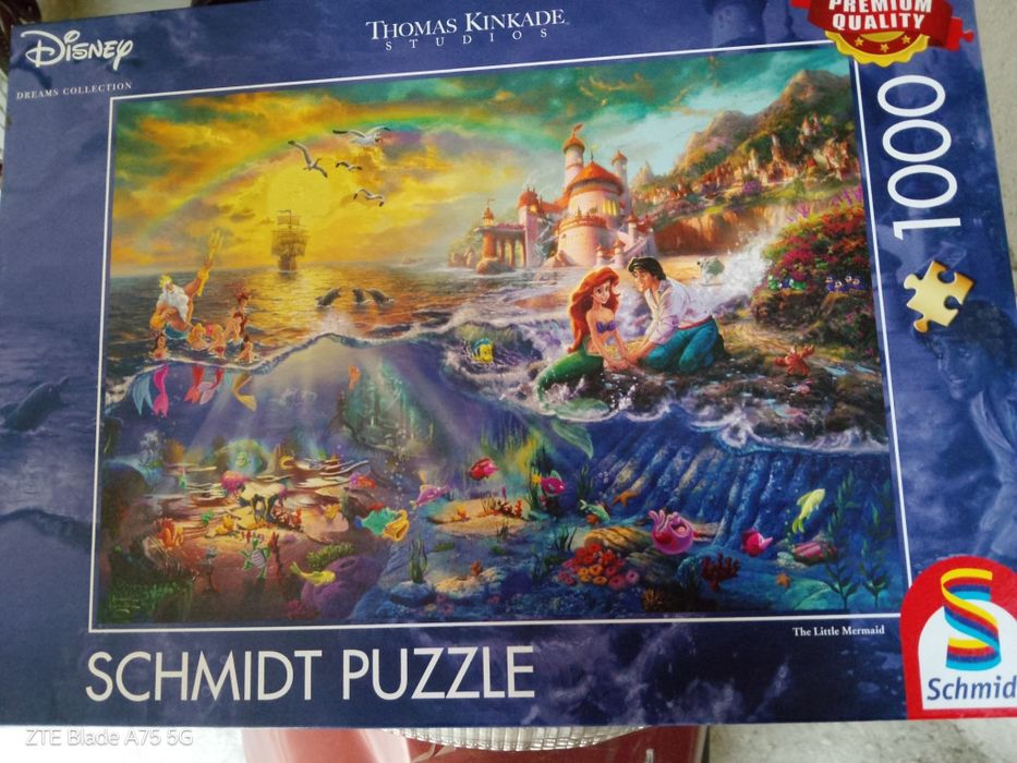 Пъзел 1000 части,Disney, Thomas Kinkade Studios Schmidt puzzle
