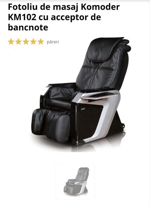 Vand scaun masaj cu bacnote/ fise