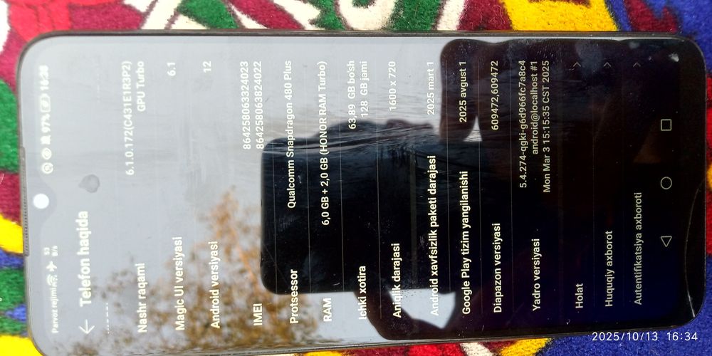 HONOR X 8 5 J  8 / 128