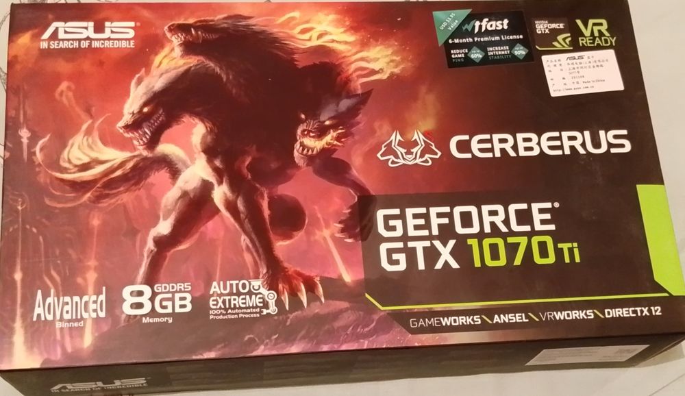 Продам видеокарту 1070 ti 8 Gb