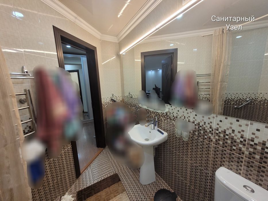 Квартира Центр Ракат 3х ком//1//4  80м2 с обстановкой