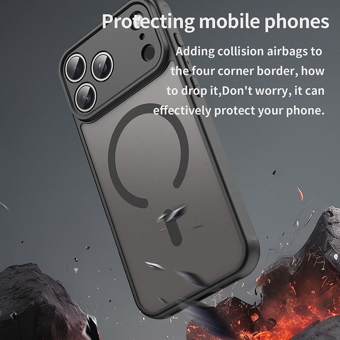 Калъф techsuit halofrost ii magsafe за iphone 17 pro в черен цвят