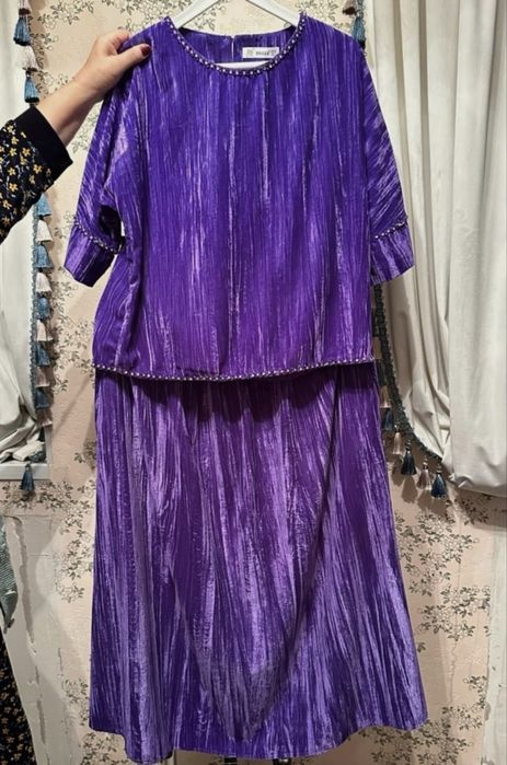 Двойка, вечернее, велюр