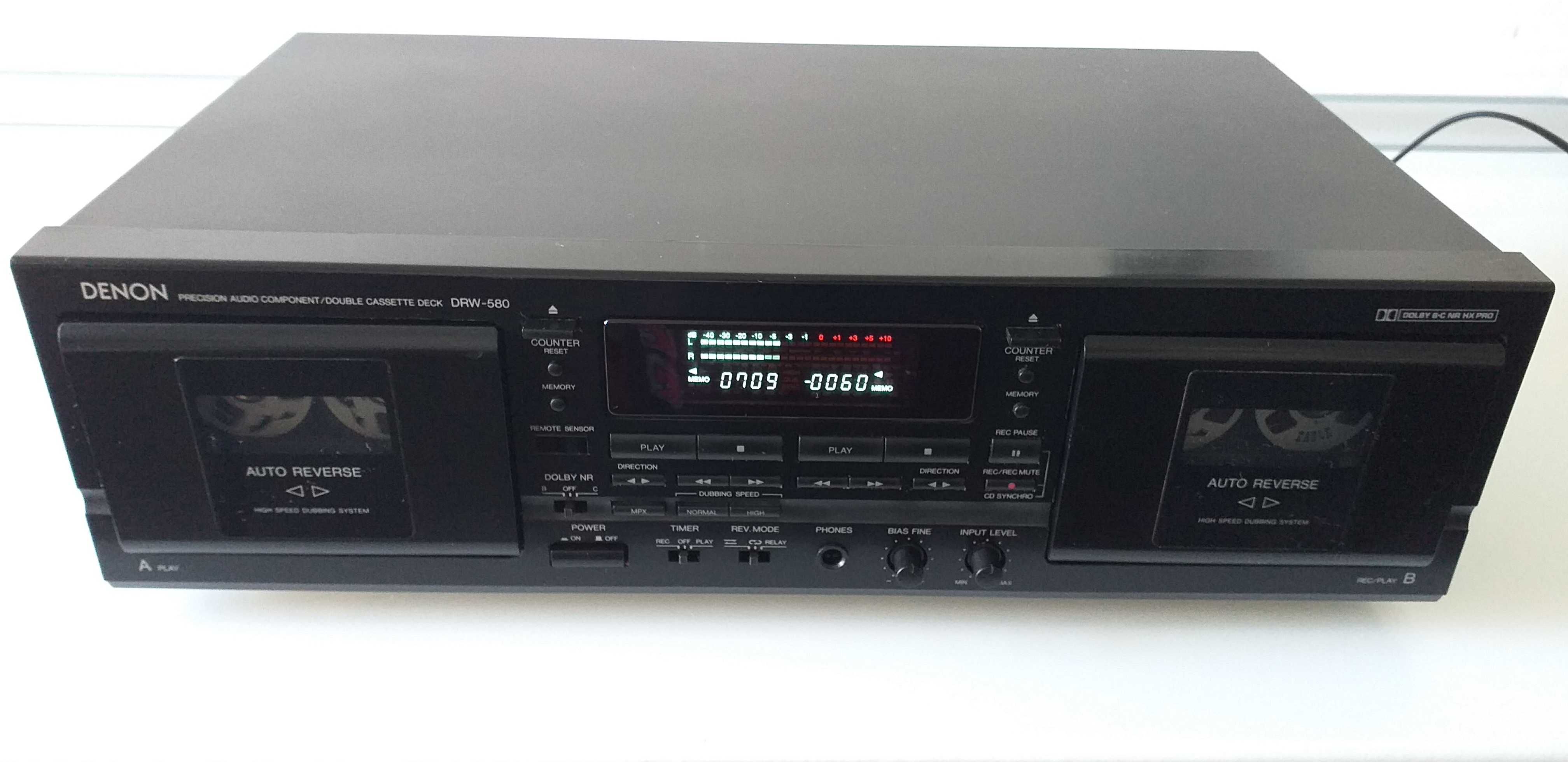 Casetofon autorevers dublu DENON-DRV580