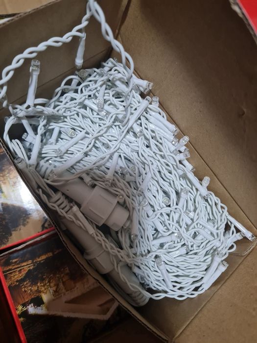 12метра Висящи Коледни Лампи ВЪНШЕН Монтаж