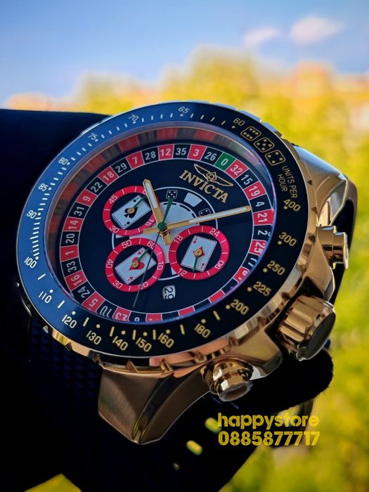 INVICTA Monte Carlo Casino 50mm, Инвикта нов ръчен часовник