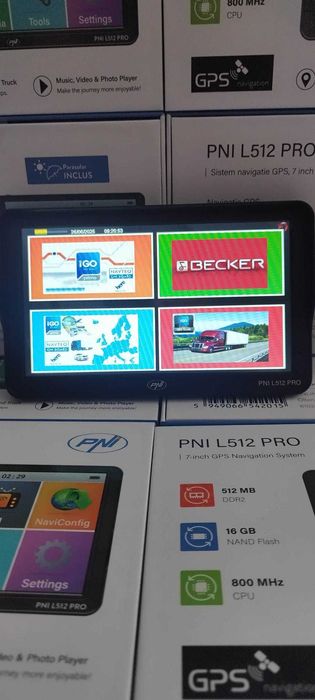 Gps autotusime si camioane - harti noi - model nou L512 Pro-gatadedrum