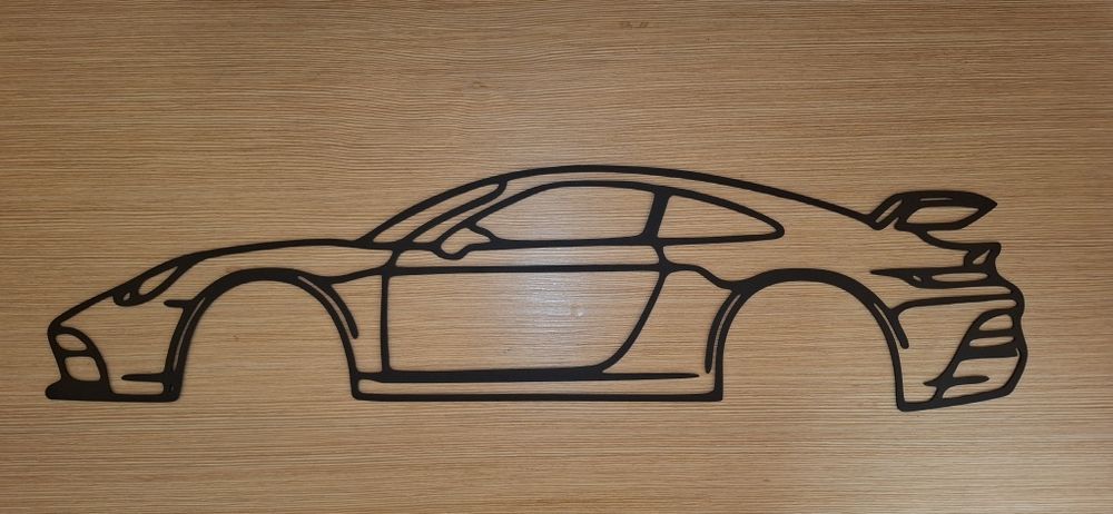 Decorațiune pentru perete în forma de mașină