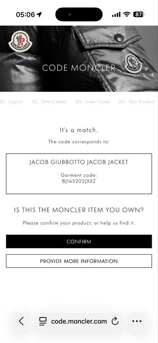 Moncler,geacă puf pt.bărbați,măr.L(5)