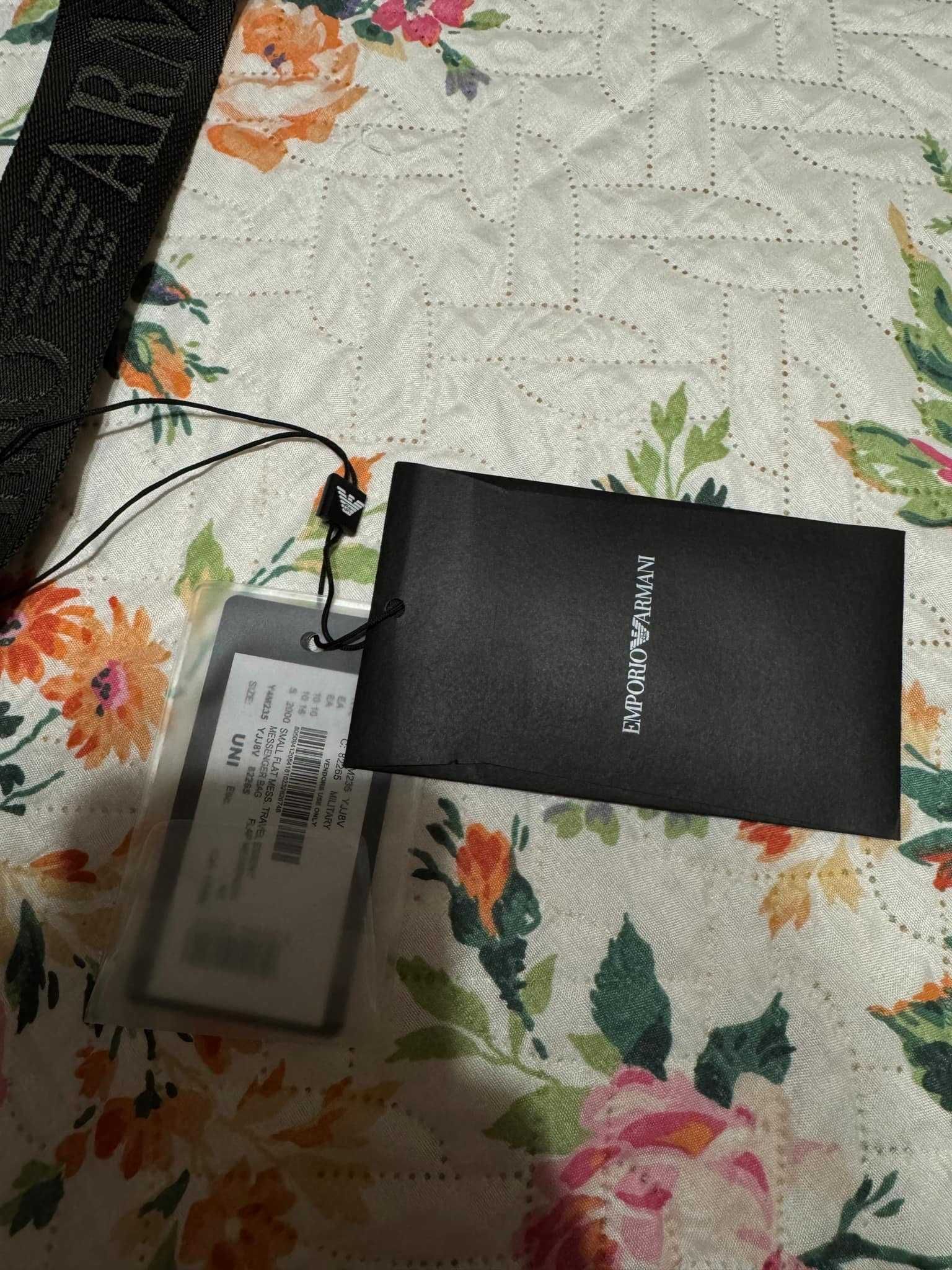 Чисто нова оригинална мъжка чанта Emporio Armani