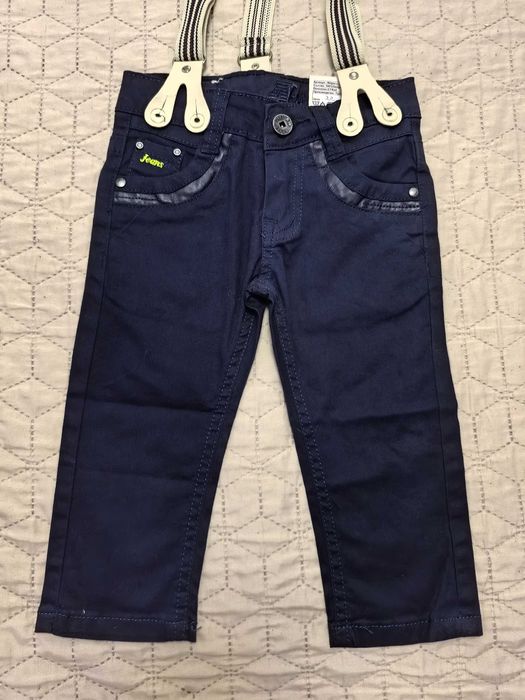 Нов панталон тъмно син 80
