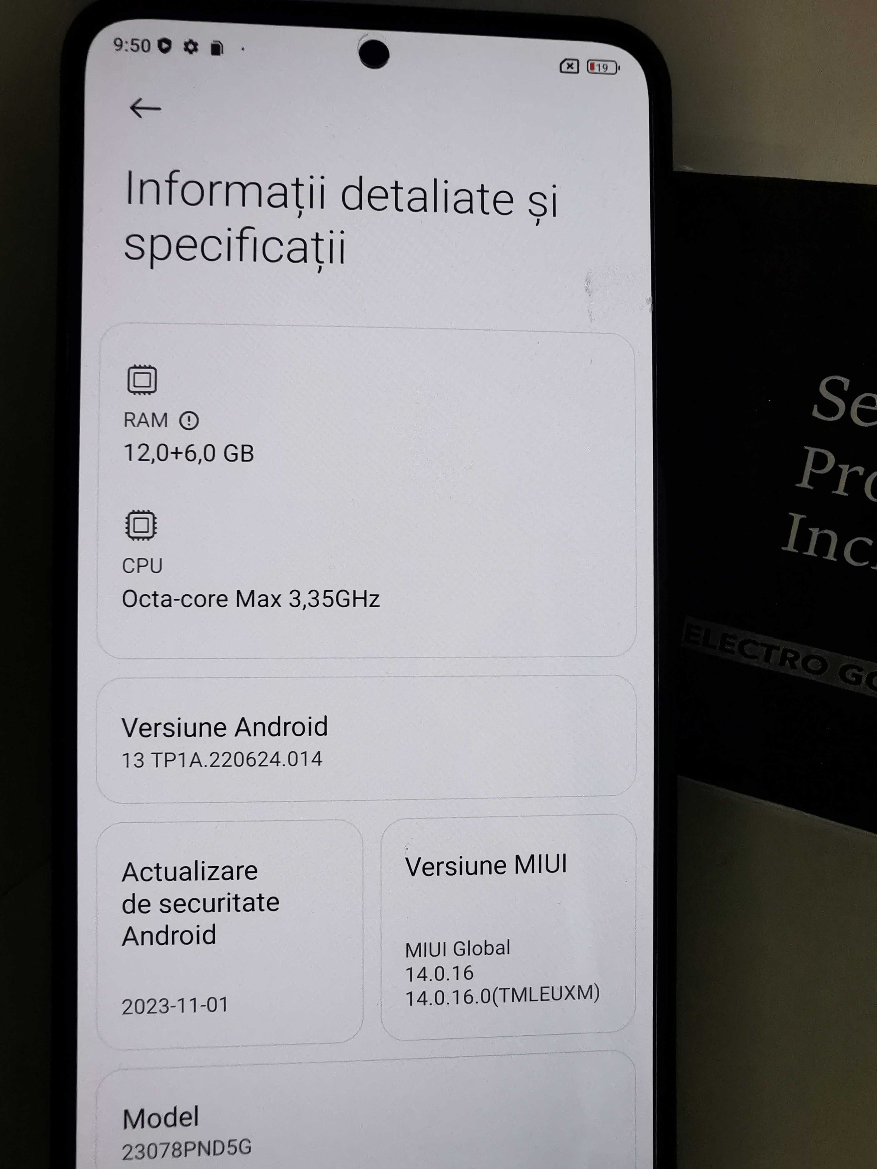 Xiaomi 13T Pro 12GB/512GB, ca NOU ID5065