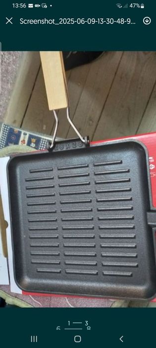 Grill fontă/ tigaie grill 28 x 28