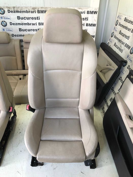 Scaune interior Recaro sport piele crem BMW F10