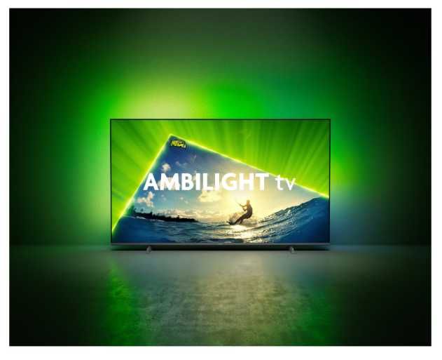 Телевизор Philips AMBILIGHT QLED 55PUS8209, 55" 4K Ultra HD