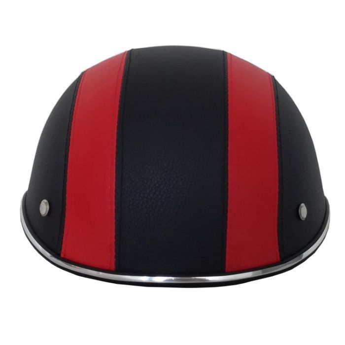 Мото каска тип шапка каскет кожа рокер козирка мотор шлем.